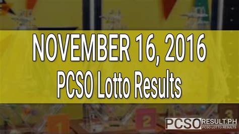 EZ2 Results November 2016 .